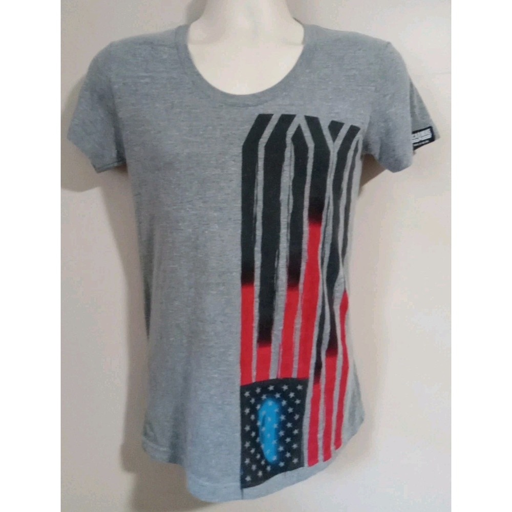 oscar mike Heather Grey Graphic Print T shirt Size‎ M